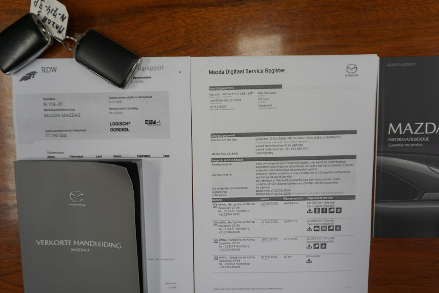 Mazda 3 2.0 e-SkyActiv-X M Hybrid 186 Luxury/Leer/18Inch/ Head-Up/Dealeronderhouden