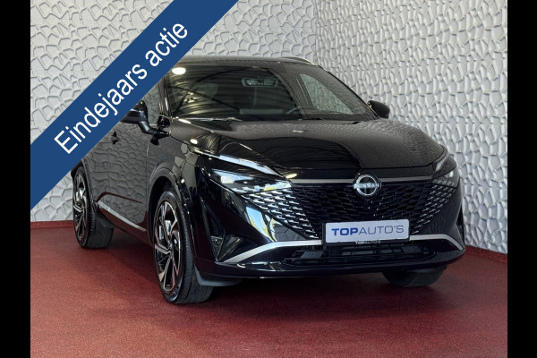 Nissan QASHQAI 1.3 MHEV 160PK 20''LMV LEER PANO MASSAGE TEKNA PLUS BOSE STOEL/STUUR/RUIT VERW MATRIX.LED ELEK.KLEP HEADUP 20''LMV GOOGLE NAVI 03/2025