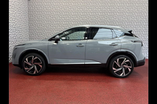 Nissan QASHQAI 1.3 MHEV 160PK TEKNA PLUS BOSE 20''LMV LEER ALCANTARA PANO MASSAGE BOSE STOEL/STUUR/RUIT VERW MATRIX.LED ELEK.KLEP HEADUP 20''LM 03/2025