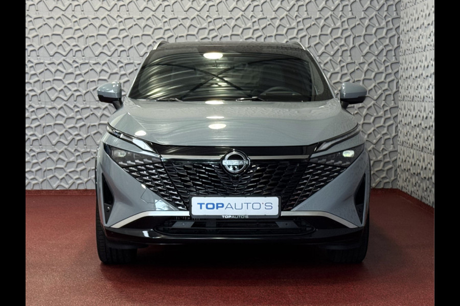 Nissan QASHQAI 1.3 MHEV 160PK TEKNA PLUS BOSE 20''LMV LEER ALCANTARA PANO MASSAGE BOSE STOEL/STUUR/RUIT VERW MATRIX.LED ELEK.KLEP HEADUP 20''LM 03/2025