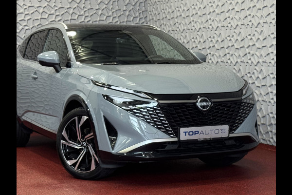 Nissan QASHQAI 1.3 MHEV 160PK TEKNA PLUS BOSE 20''LMV LEER ALCANTARA PANO MASSAGE BOSE STOEL/STUUR/RUIT VERW MATRIX.LED ELEK.KLEP HEADUP 20''LM 03/2025