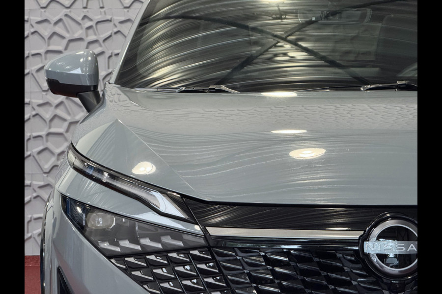 Nissan QASHQAI 1.3 MHEV 160PK TEKNA PLUS BOSE 20''LMV LEER ALCANTARA PANO MASSAGE BOSE STOEL/STUUR/RUIT VERW MATRIX.LED ELEK.KLEP HEADUP 20''LM 03/2025