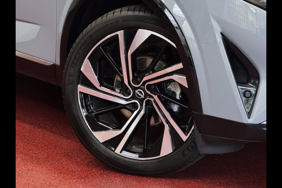 Nissan QASHQAI 1.3 MHEV 160PK TEKNA PLUS BOSE 20''LMV LEER ALCANTARA PANO MASSAGE BOSE STOEL/STUUR/RUIT VERW MATRIX.LED ELEK.KLEP HEADUP 20''LM 03/2025