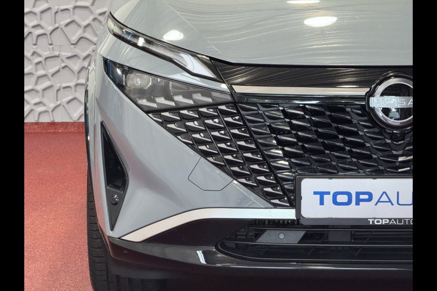 Nissan QASHQAI 1.3 MHEV 160PK TEKNA PLUS BOSE 20''LMV LEER ALCANTARA PANO MASSAGE BOSE STOEL/STUUR/RUIT VERW MATRIX.LED ELEK.KLEP HEADUP 20''LM 03/2025