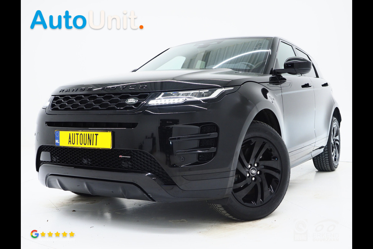 Land Rover Range Rover Evoque 1.5 P300e AWD R-Dynamic | Full Black | Adaptive Cruise | Leder | Keyless | Camera | Carplay