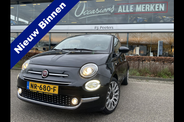 Fiat 500 0.9 TwinAir Turbo Lounge Airco - Cruise control - Parkeersensoren achter - Bluetooth - Panoramadak - Radio - Licht metalen velgen - Stuur multifunctioneel - Start/stop systeem - Elektrische ramen voor