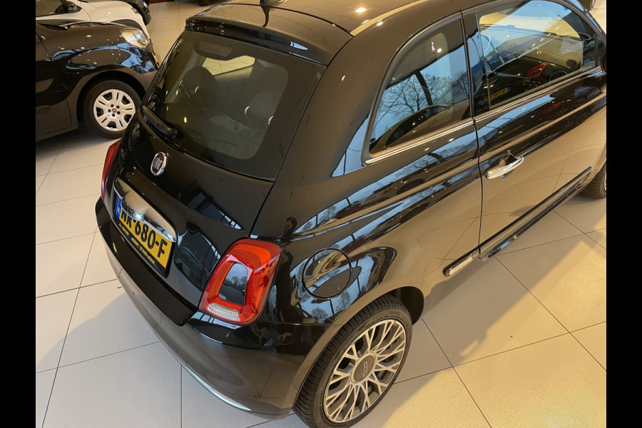 Fiat 500 0.9 TwinAir Turbo Lounge Airco - Cruise control - Parkeersensoren achter - Bluetooth - Panoramadak - Radio - Licht metalen velgen - Stuur multifunctioneel - Start/stop systeem - Elektrische ramen voor