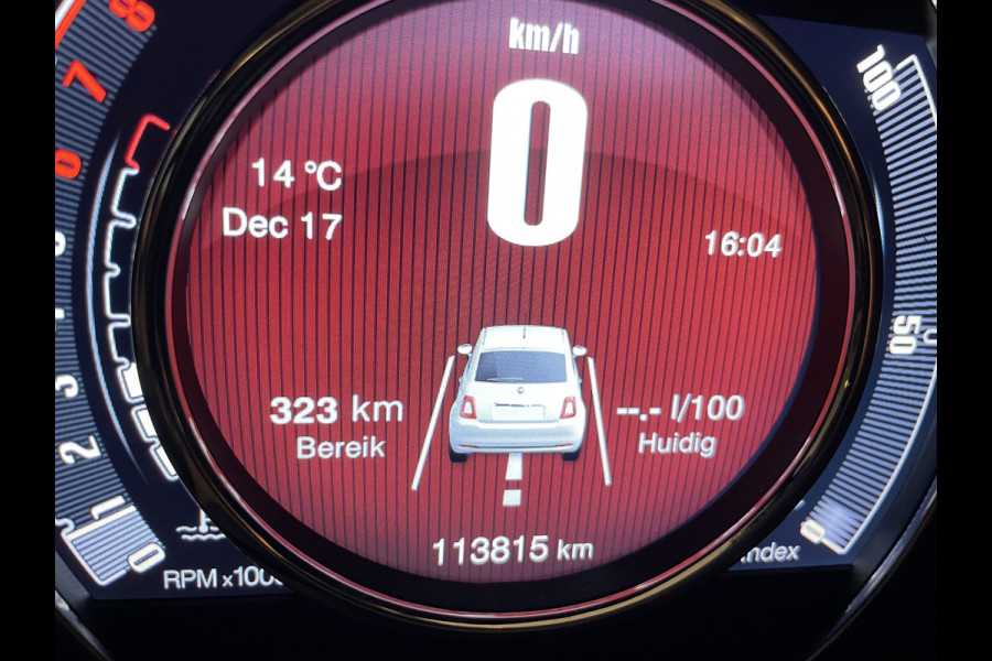 Fiat 500 0.9 TwinAir Turbo Lounge Airco - Cruise control - Parkeersensoren achter - Bluetooth - Panoramadak - Radio - Licht metalen velgen - Stuur multifunctioneel - Start/stop systeem - Elektrische ramen voor