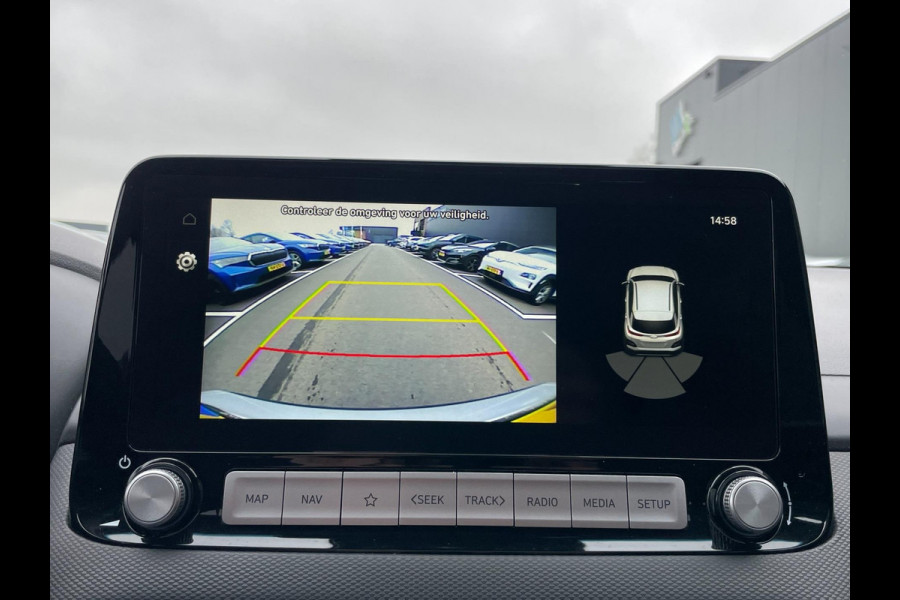 Hyundai Kona EV Fashion 64 kWh|100% SOH|FACELIFT|3-FASE|DAKJE|HEAD-UP|ACC|CAMERA|CARPLAY|NAVI|NL- AUTO|NAP|INCL. BTW|1e EIG.|