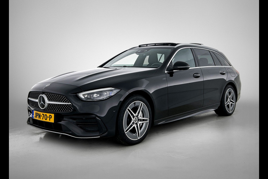 Mercedes-Benz C-Klasse Estate 300 e AMG Plug-In Hybride AMG Line | Trekhaak | Panorama Schuif-Kanteldak | Digital Licht | Rijassistentiepakket Plus incl. PRE-SAFE Inclusief 24 maanden MB Certified garantie voor Europa.