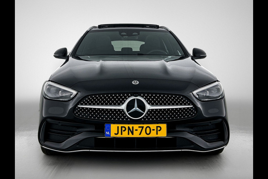 Mercedes-Benz C-Klasse Estate 300 e AMG Plug-In Hybride AMG Line | Trekhaak | Panorama Schuif-Kanteldak | Digital Licht | Rijassistentiepakket Plus incl. PRE-SAFE Inclusief 24 maanden MB Certified garantie voor Europa.