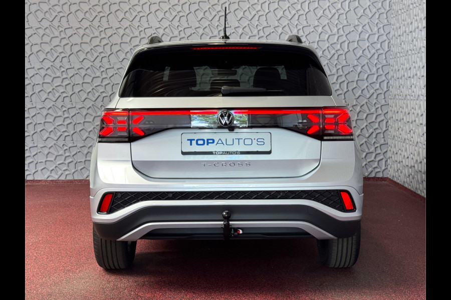 Volkswagen T-Cross ✅ NIEUWE AUTO ✅ TSI 115PK R-LINE EDITION KEYLESS TREKHAAK LED IQ CAMERA STOELVERW ✅2025✅ "Volkswagen rijden begint bij Topautos.nl – 75 topmodellen direct op voorraad!"