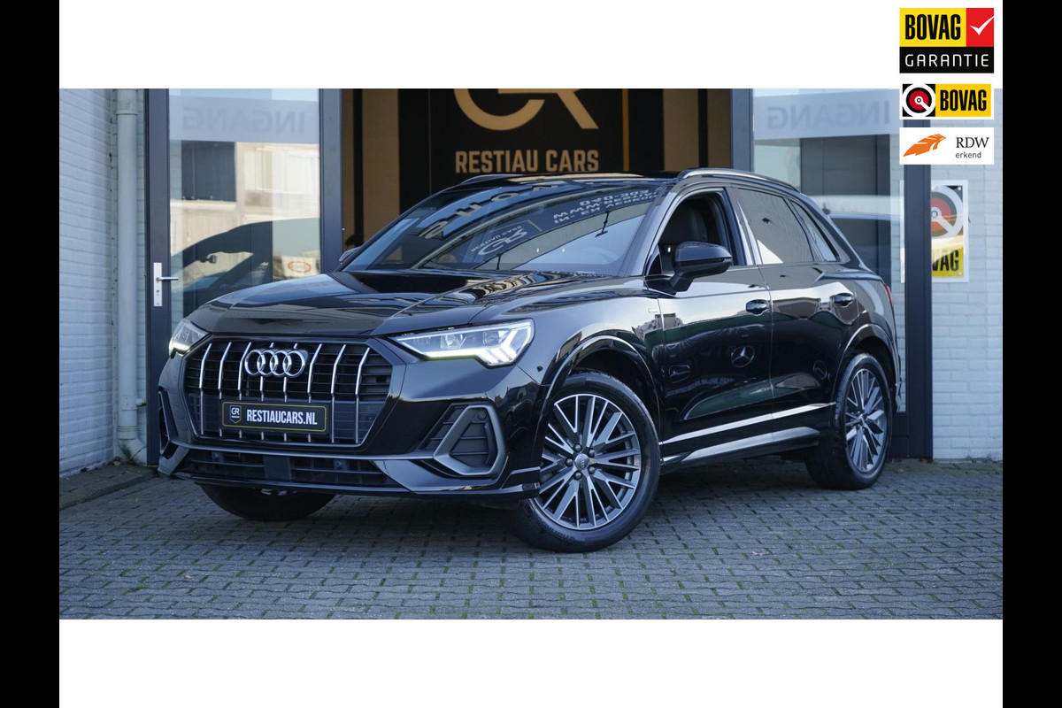 Audi Q3 35 TFSI 3x S-Line Black Optik AUTOMAAT-AMBIANCE-AUDI SOUND-CAMERA-DRIVE SELECT-ELEKTR STOELEN-KEYLESS-MATRIX-TREKHAAK