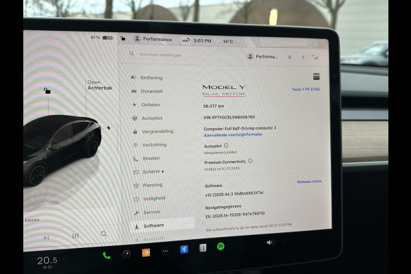 Tesla Model Y Performance AWD 75 kWh VAN: €39.900,- VOOR: €37.877,- UW EINDEJAARSVOORDEEL: €2.023,-| AUTOPILOT| VOLLEDIGE FABRIEKSGARANTIE T/M 6-2026/80.000KM | AANDRIJFLIJN EN ACCU GARANTIE T/M 12-2030 of 192.000km