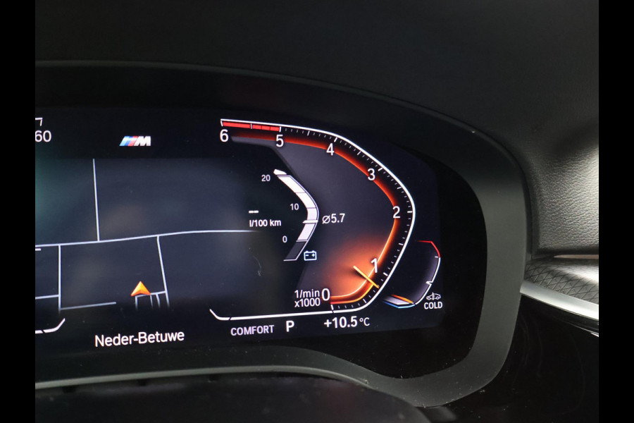 BMW 5 Serie 518D M-SPORT SEDAN + NAPPA LEDEREN COMFORTZETELS | TREKHAAK | H/K | HEAD-UP | SFEERVERLICHTING