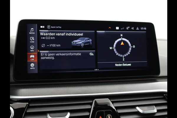 BMW 5 Serie 518D M-SPORT SEDAN + NAPPA LEDEREN COMFORTZETELS | TREKHAAK | H/K | HEAD-UP | SFEERVERLICHTING