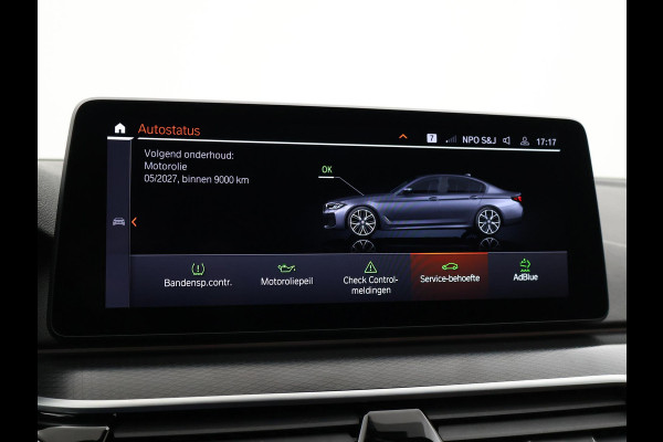 BMW 5 Serie 518D M-SPORT SEDAN + NAPPA LEDEREN COMFORTZETELS | TREKHAAK | H/K | HEAD-UP | SFEERVERLICHTING