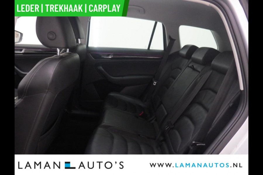 Škoda Kodiaq 1.5 TSI 150pk DSG Business Edition Plus Aut. | Leder CarPlay Trekhaak Canton ECC Navi LED ACC 18" LMV 360 Camera Metallic | Voor