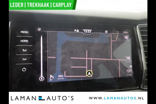 Škoda Kodiaq 1.5 TSI 150pk DSG Business Edition Plus Aut. | Leder CarPlay Trekhaak Canton ECC Navi LED ACC 18" LMV 360 Camera Metallic | Voor