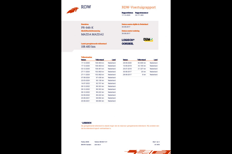 Mazda 2 1.5 Skyactiv-G GT-M 108.000 km NL-AUTO-NAP