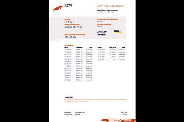 Mazda 2 1.5 Skyactiv-G GT-M 108.000 km NL-AUTO-NAP