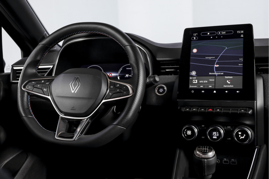 Renault Clio 1.0 TCe 90 GPF esprit Alpine | Dig. Cockpit | Adapt. Cruise | Stoel-+stuurverw. | PDC | Camera | NAV+App. Connect | ECC | 17" LM | 2328