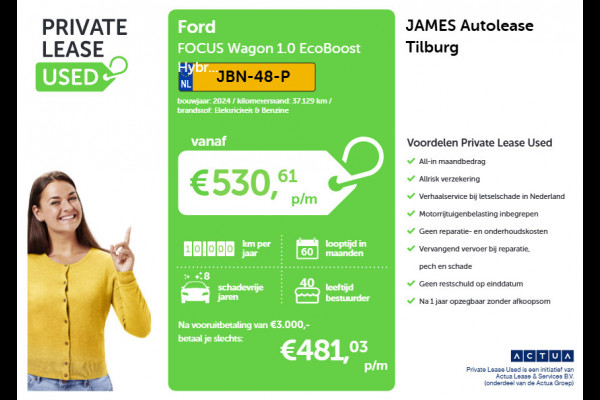 Ford FOCUS Wagon 1.0 EcoBoost Hybrid ST Line X AD-CRUISE | CARPLAY | LED | NAVI