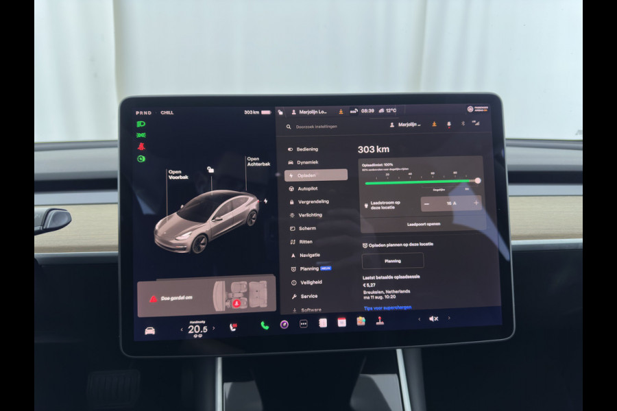 Tesla Model 3 Standard RWD Plus 60 kWh [ 3-Fase ] {SOH-86%} (INCL-BTW) Aut. *PANO | AUTO-PILOT | LEATHER | KEYLESS | FULL-LED | MEMORY-PACK | SURROUND-VIEW | DAB | CARPLAY | DIGI-COCKPIT | LANE-ASSIST | COMFORT-SEATS | 18"ALU*