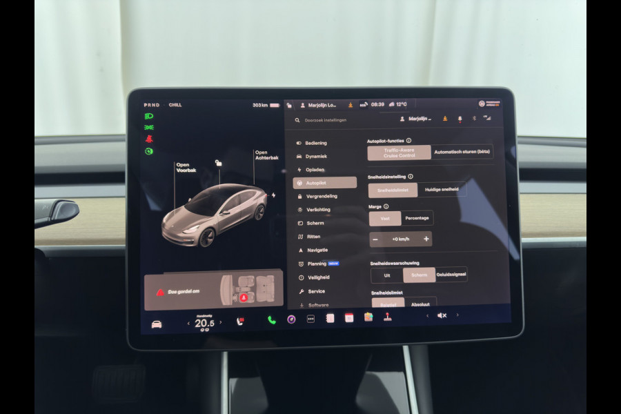 Tesla Model 3 Standard RWD Plus 60 kWh [ 3-Fase ] {SOH-86%} (INCL-BTW) Aut. *PANO | AUTO-PILOT | LEATHER | KEYLESS | FULL-LED | MEMORY-PACK | SURROUND-VIEW | DAB | CARPLAY | DIGI-COCKPIT | LANE-ASSIST | COMFORT-SEATS | 18"ALU*