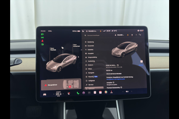 Tesla Model 3 Standard RWD Plus 60 kWh [ 3-Fase ] {SOH-86%} (INCL-BTW) Aut. *PANO | AUTO-PILOT | LEATHER | KEYLESS | FULL-LED | MEMORY-PACK | SURROUND-VIEW | DAB | CARPLAY | DIGI-COCKPIT | LANE-ASSIST | COMFORT-SEATS | 18"ALU*