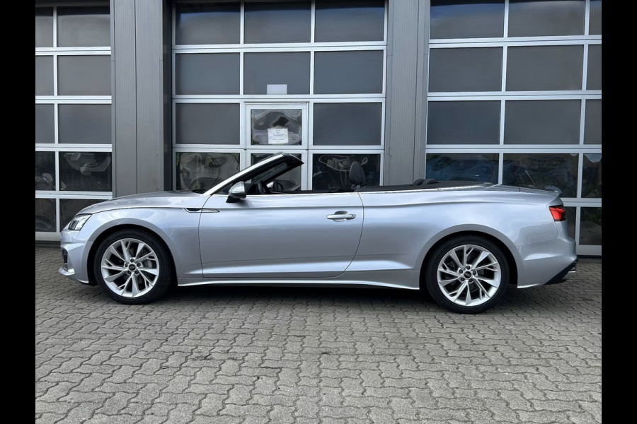 Audi A5 Cabriolet 40 Tfsi S-Tronic (150kW/204pk) ** MATRIX, LEDER, VIRTUAL, NEKVERW, 18-inch LMV, ADAPT. CRUISE ** 1e EIG - € 26.700,= onder NP ** ** INFORMEER OOK NAAR ONZE AANTREKKELIJKE FINANCIAL-LEASE TARIEVEN **