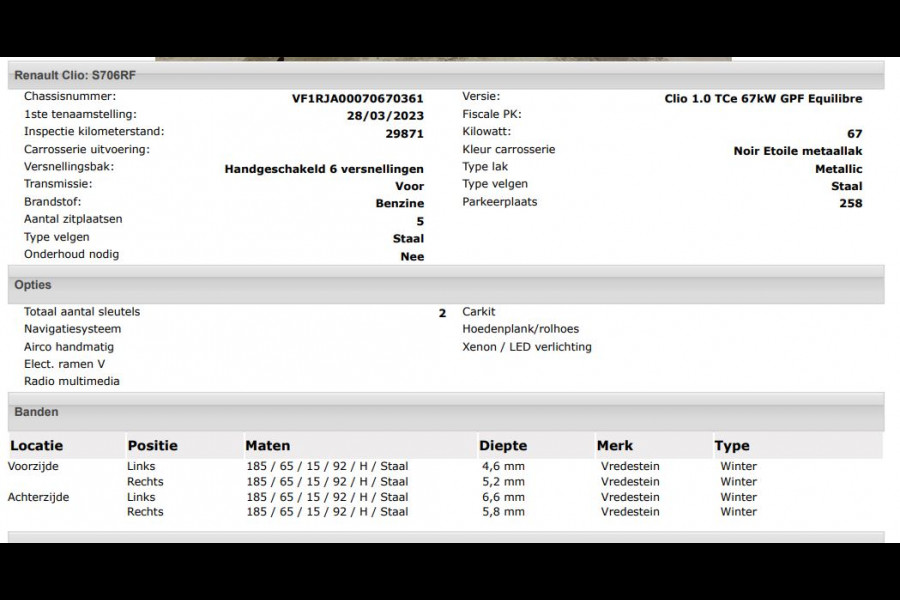 Renault Clio 1.0 TCe 92PK 5drs. Equilibre / Navigatie / Airco / Cruise-control /  Radio multimedia / 6Versn / Apk 03-2027