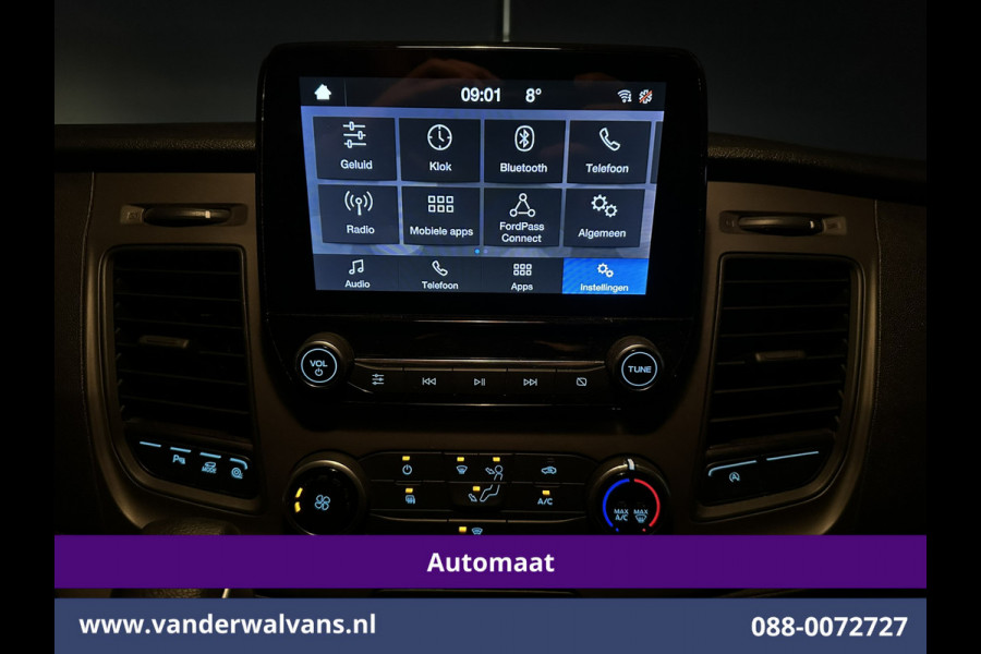 Ford Transit Custom 2.0 TDCI 130pk Automaat L2H1 Euro6 Airco | Multimediascherm | LED | Cruisecontrol | Parkeersensoren Verwarmde voorruit, Bijrijdersbank