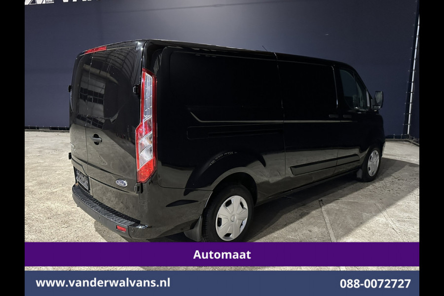 Ford Transit Custom 2.0 TDCI 130pk Automaat L2H1 Euro6 Airco | Multimediascherm | LED | Cruisecontrol | Parkeersensoren Verwarmde voorruit, Bijrijdersbank