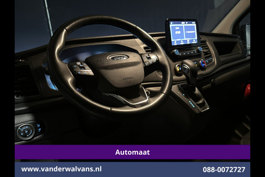 Ford Transit Custom 2.0 TDCI 130pk Automaat L2H1 Euro6 Airco | Multimediascherm | LED | Cruisecontrol | Parkeersensoren Verwarmde voorruit, Bijrijdersbank