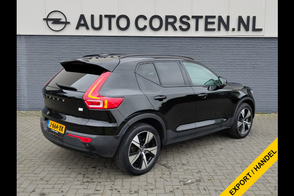 Volvo XC40 Recharge P8 AWD R-Design SOH 90% Adap.Cruise Navi Ecc Camera Apple Carplay Android Auto Pdc Stoelverwarming Lmv 19" Privacy Glas Google Maps DAB+ Origineel Nederlandse Auto Nieuwprijs  €59.825,- Export - Handel