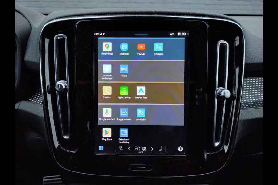 Volvo XC40 Recharge P8 AWD R-Design SOH 90% Adap.Cruise Navi Ecc Camera Apple Carplay Android Auto Pdc Stoelverwarming Lmv 19" Privacy Glas Google Maps DAB+ Origineel Nederlandse Auto Nieuwprijs  €59.825,- Export - Handel