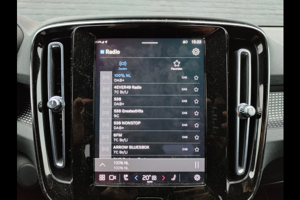 Volvo XC40 Recharge P8 AWD R-Design SOH 90% Adap.Cruise Navi Ecc Camera Apple Carplay Android Auto Pdc Stoelverwarming Lmv 19" Privacy Glas Google Maps DAB+ Origineel Nederlandse Auto Nieuwprijs  €59.825,- Export - Handel