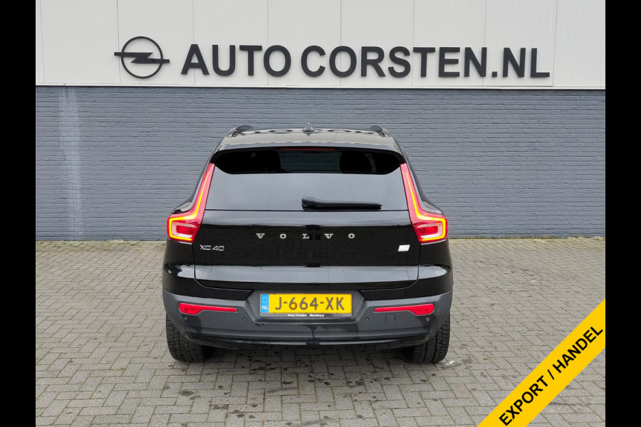 Volvo XC40 Recharge P8 AWD R-Design SOH 90% Adap.Cruise Navi Ecc Camera Apple Carplay Android Auto Pdc Stoelverwarming Lmv 19" Privacy Glas Google Maps DAB+ Origineel Nederlandse Auto Nieuwprijs  €59.825,- Export - Handel