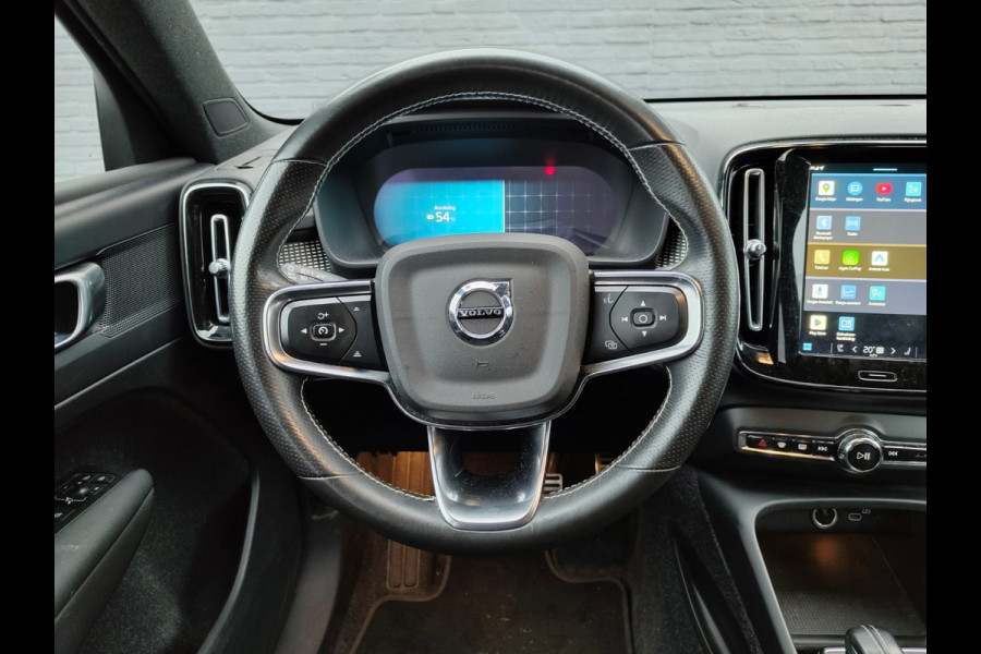 Volvo XC40 Recharge P8 AWD R-Design SOH 90% Adap.Cruise Navi Ecc Camera Apple Carplay Android Auto Pdc Stoelverwarming Lmv 19" Privacy Glas Google Maps DAB+ Origineel Nederlandse Auto Nieuwprijs  €59.825,- Export - Handel