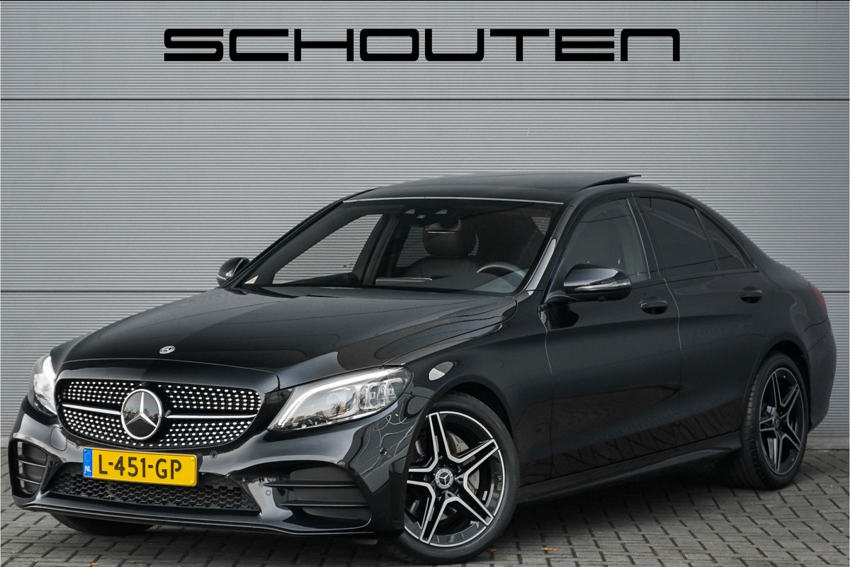 Mercedes-Benz C-Klasse 180 AMG Night Pano Distronic Leder 18"