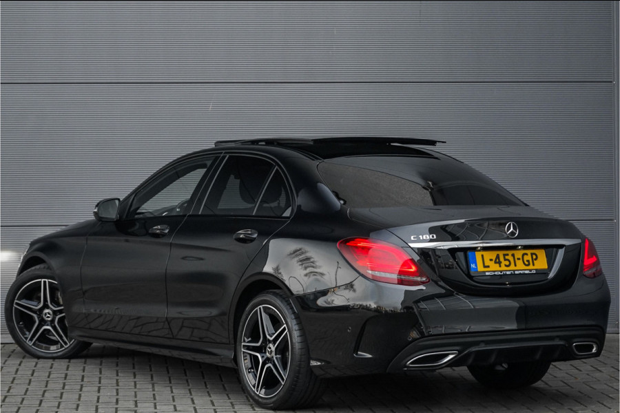 Mercedes-Benz C-Klasse 180 AMG Night Pano Distronic Leder 18"