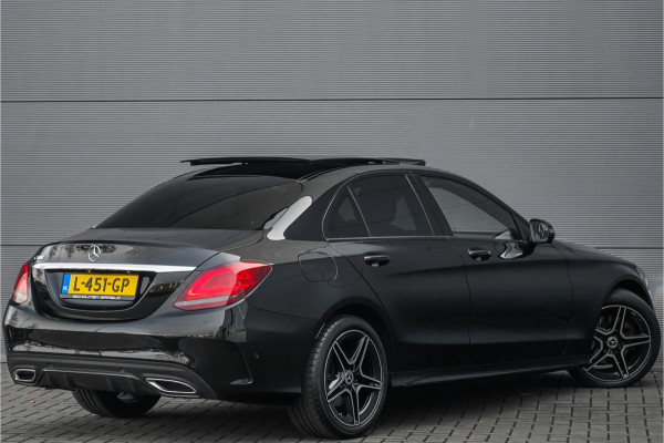 Mercedes-Benz C-Klasse 180 AMG Night Pano Distronic Leder 18"