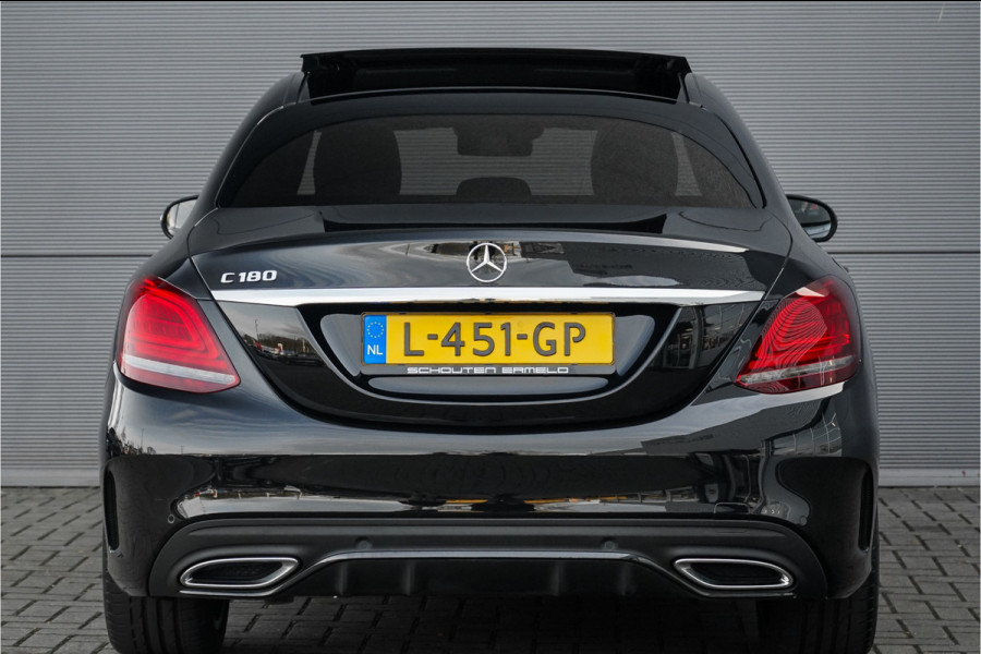 Mercedes-Benz C-Klasse 180 AMG Night Pano Distronic Leder 18"