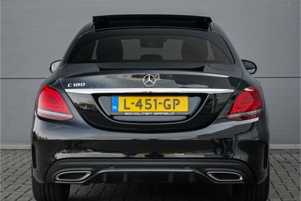Mercedes-Benz C-Klasse 180 AMG Night Pano Distronic Leder 18"