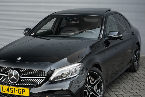 Mercedes-Benz C-Klasse 180 AMG Night Pano Distronic Leder 18"