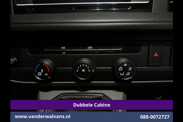 Volkswagen Transporter 2.0 TDI L2H1 Dubbele Cabine Euro6 Airco | 2200kg Trekhaak | Apple Carplay Cruisecontrol, Android Auto, 5-Zits, Parkeersensoren, Achterklep