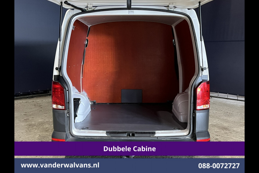 Volkswagen Transporter 2.0 TDI L2H1 Dubbele Cabine Euro6 Airco | 2200kg Trekhaak | Apple Carplay Cruisecontrol, Android Auto, 5-Zits, Parkeersensoren, Achterklep