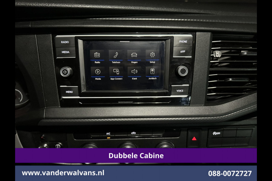 Volkswagen Transporter 2.0 TDI L2H1 Dubbele Cabine Euro6 Airco | 2200kg Trekhaak | Apple Carplay Cruisecontrol, Android Auto, 5-Zits, Parkeersensoren, Achterklep