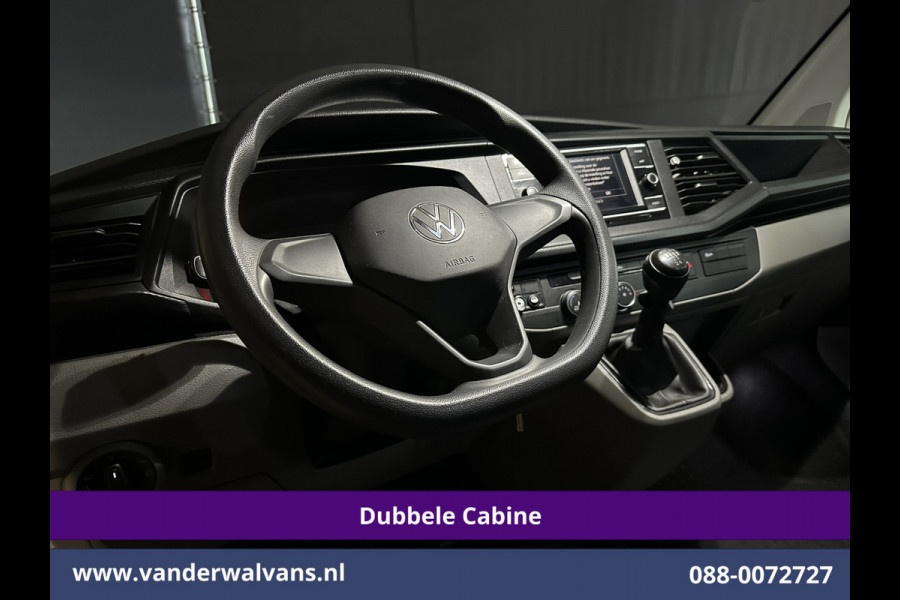 Volkswagen Transporter 2.0 TDI L2H1 Dubbele Cabine Euro6 Airco | 2200kg Trekhaak | Apple Carplay Cruisecontrol, Android Auto, 5-Zits, Parkeersensoren, Achterklep